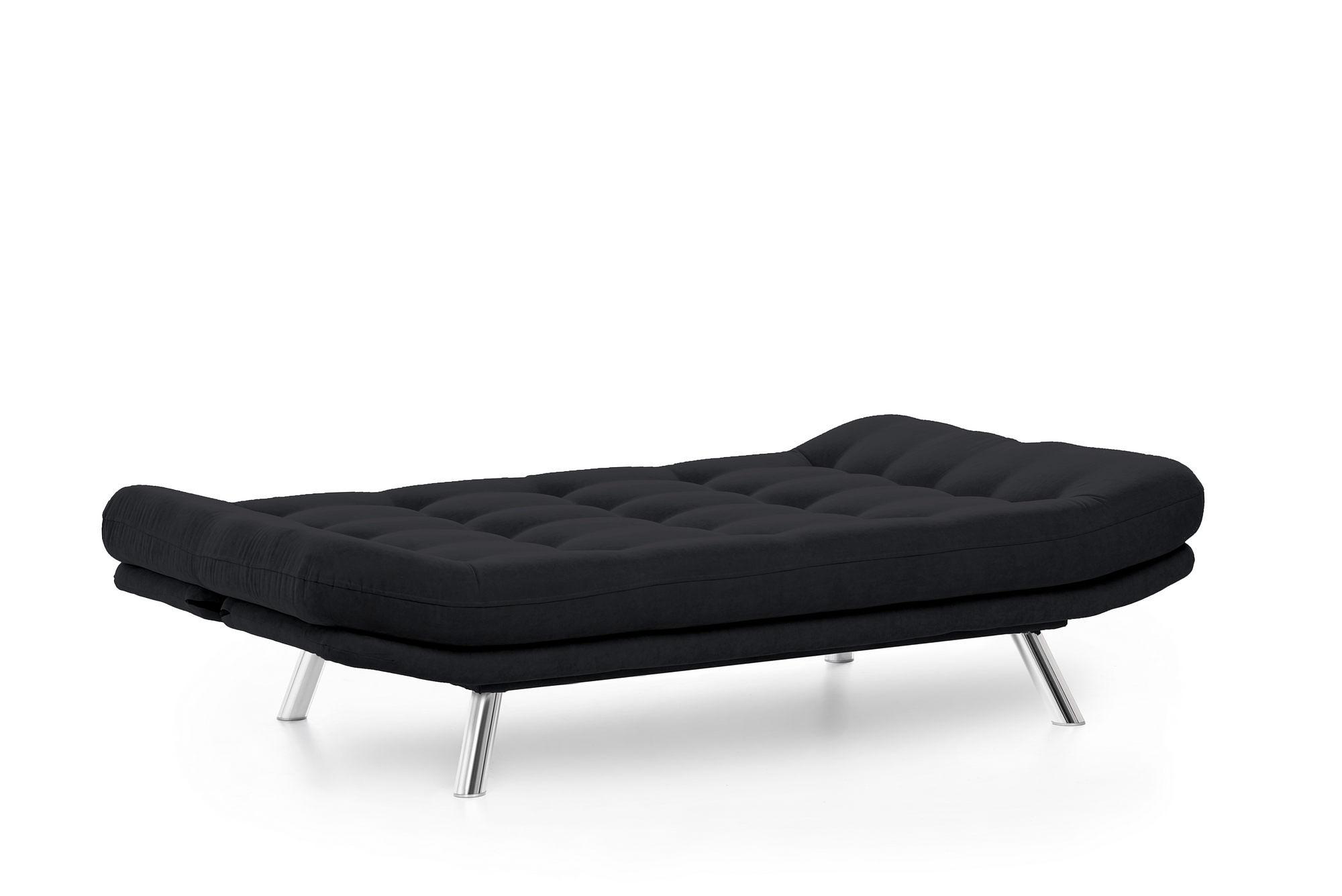 Misa Schlafsofa 3-Sitzer Schwarz 4