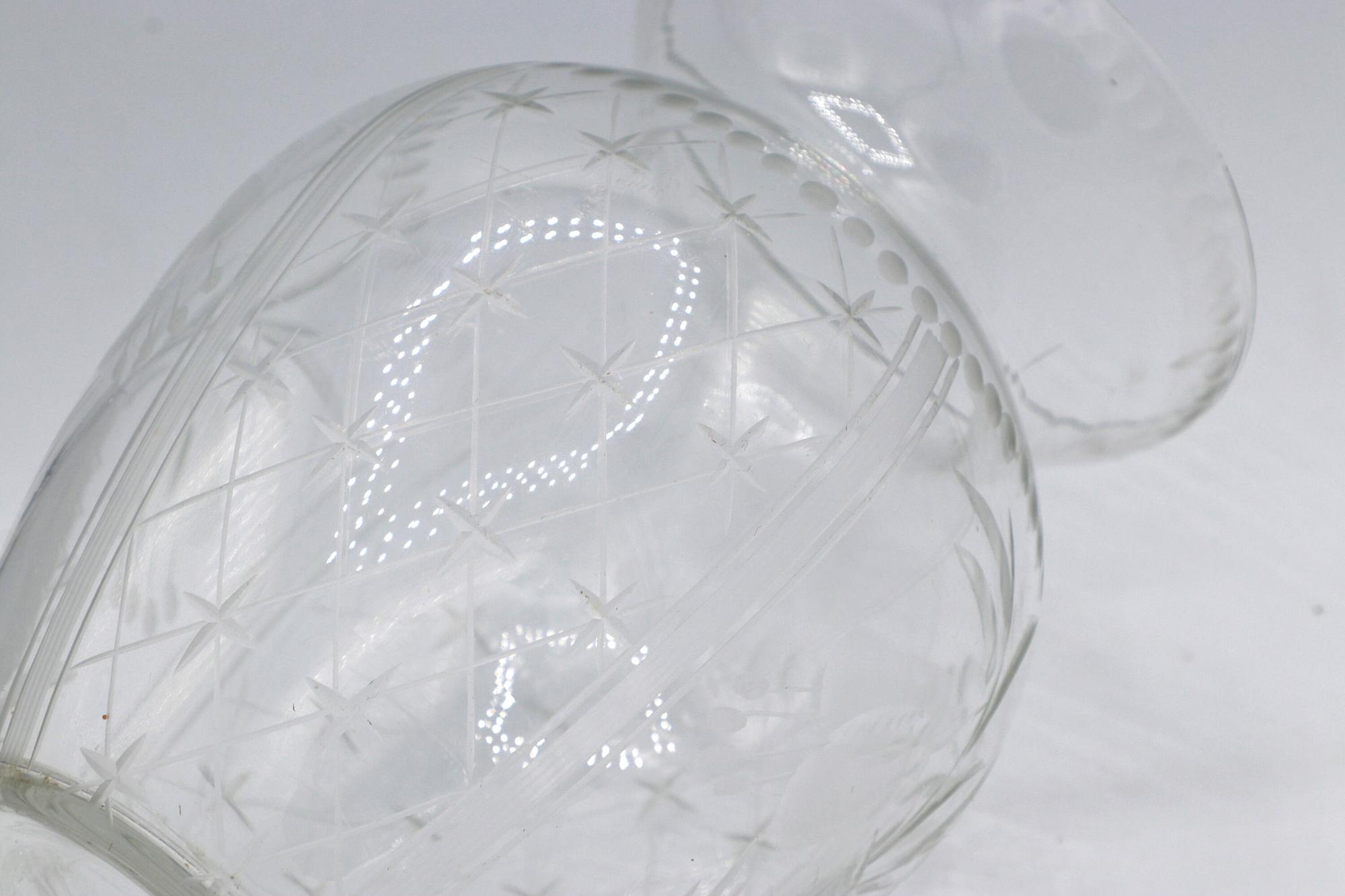 Vintage Art Deco Vase Crystal 1920s 3