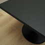 Side table wood black 1970s 4