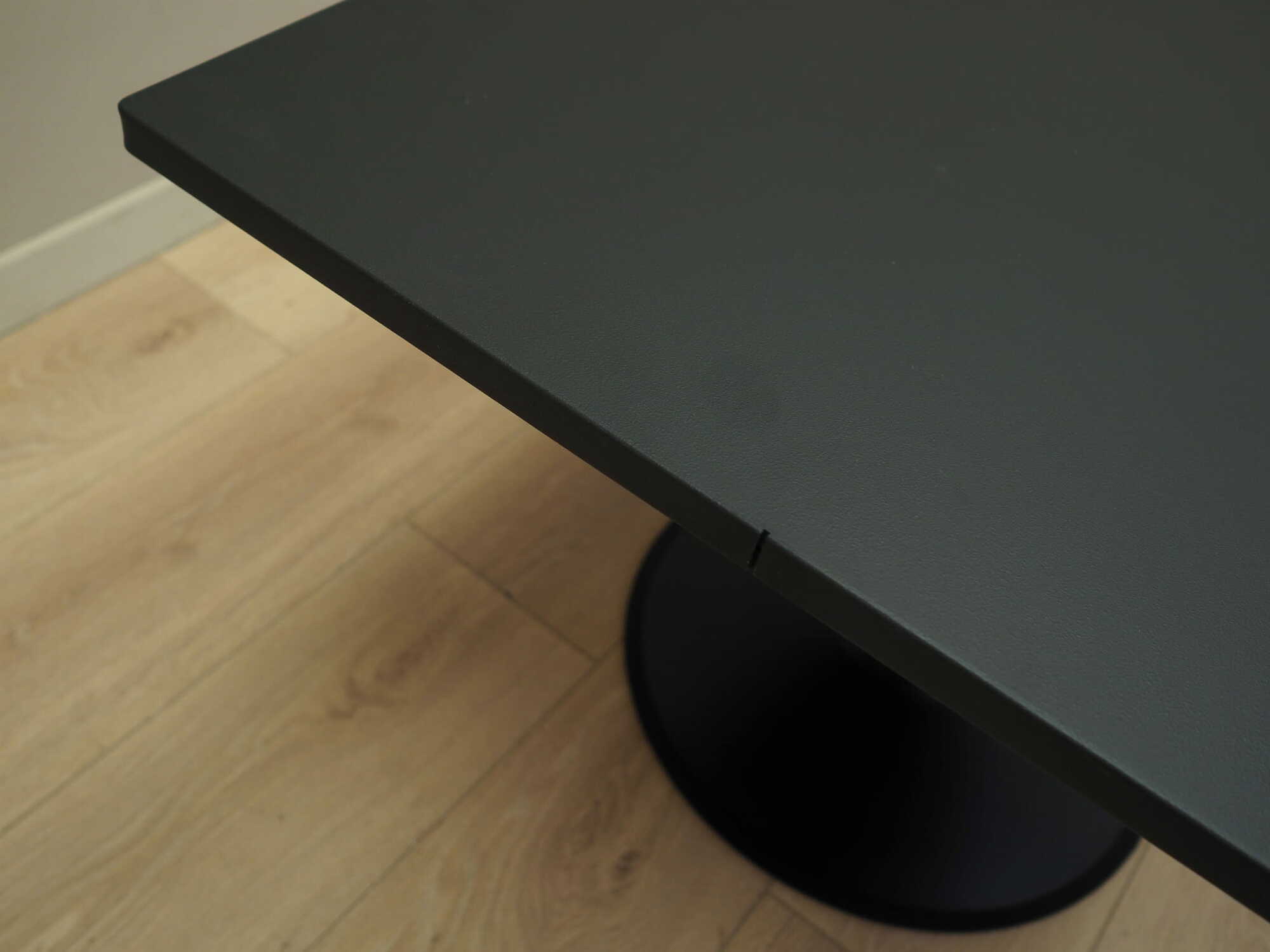 Side table wood black 1970s 4