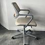 QiVi office swivel chair with 5-star base Malt Cream 2