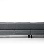 Nordic Corner Sofa Left Grey 6