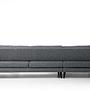 Nordic Ecksofa Links Grau 6