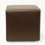 Pouf Leder Braun 1