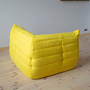 Togo Corner Sofa Textile Lemon Yellow 3