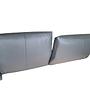 Ecksofa Leder Anthrazit 4