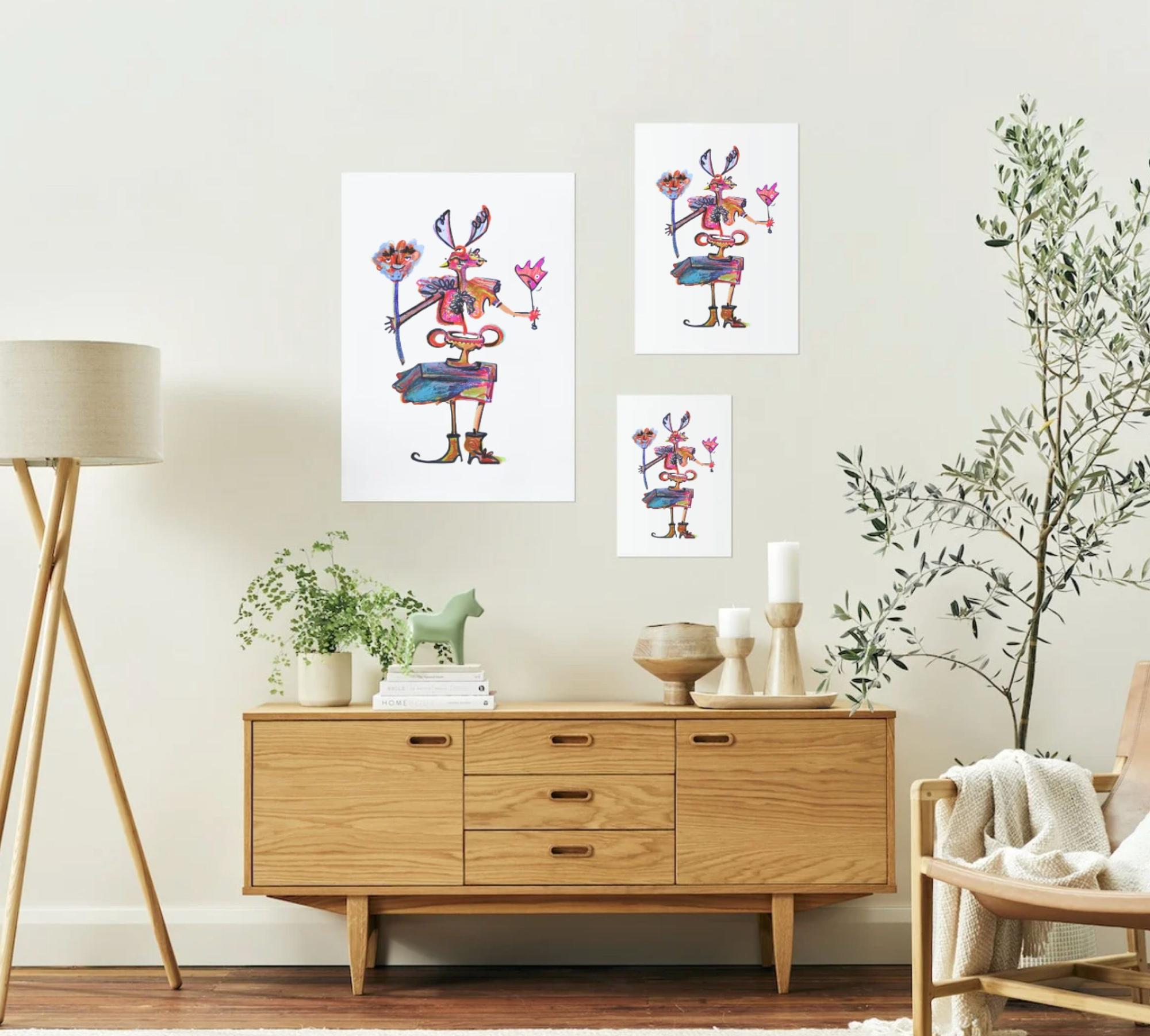 Hekate Kunstdruck Mehrfarbig 5