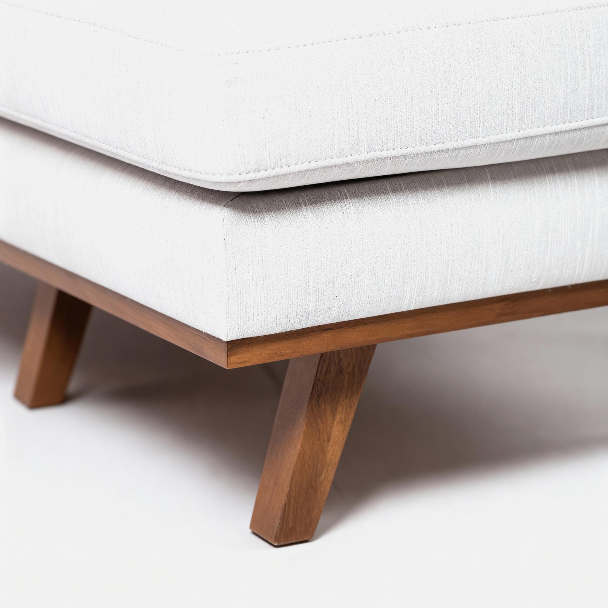 Ecksofa Japandi 3-Sitzer Beige 11