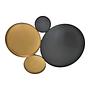 Wanddeko Metall Schwarz Gold 1