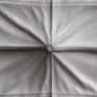 Togo Ottoman Madras Leather Ash Grey 4