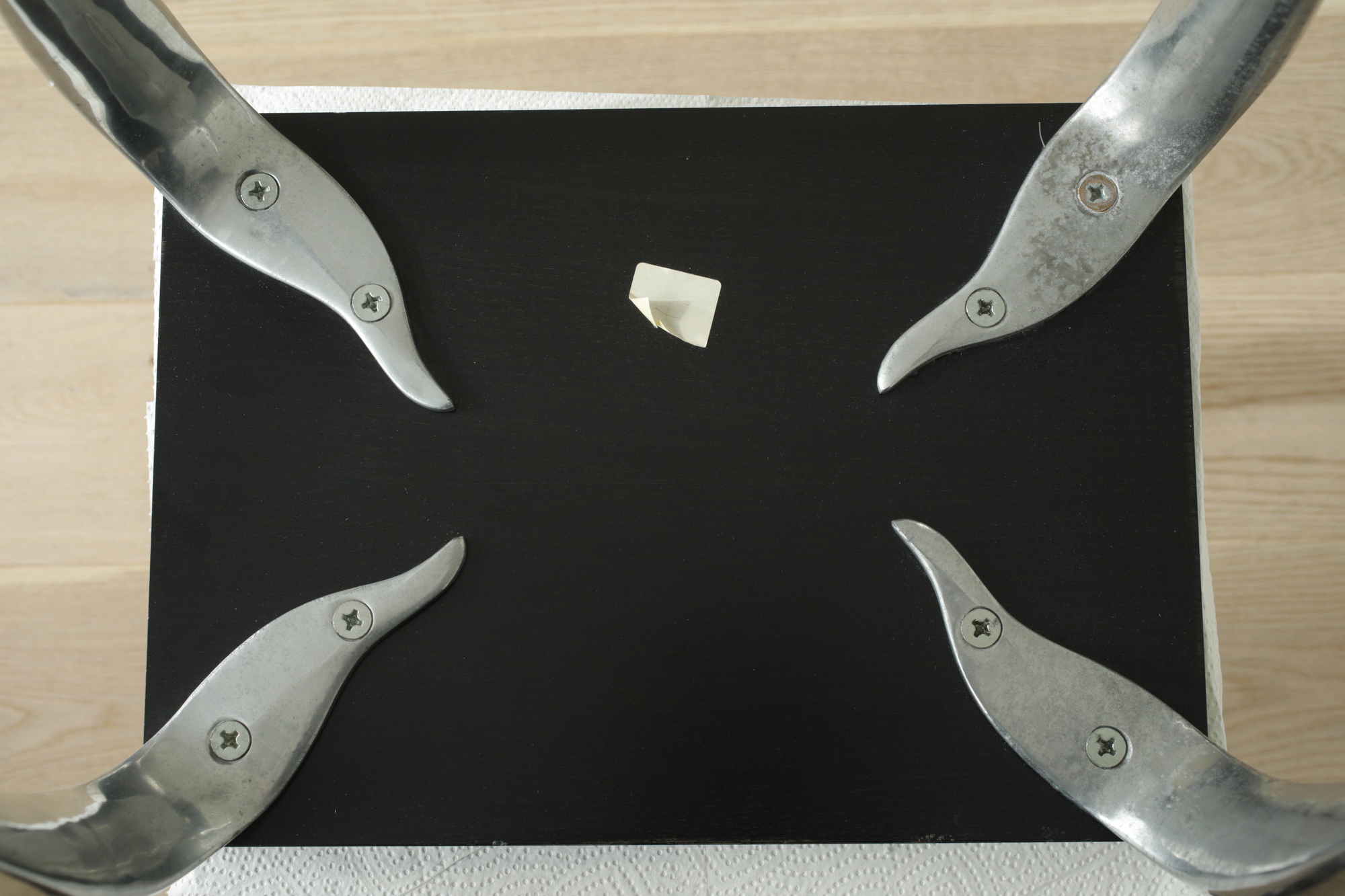 2x Lola Mundo Table Chair Philippe Starck Wood Black 7