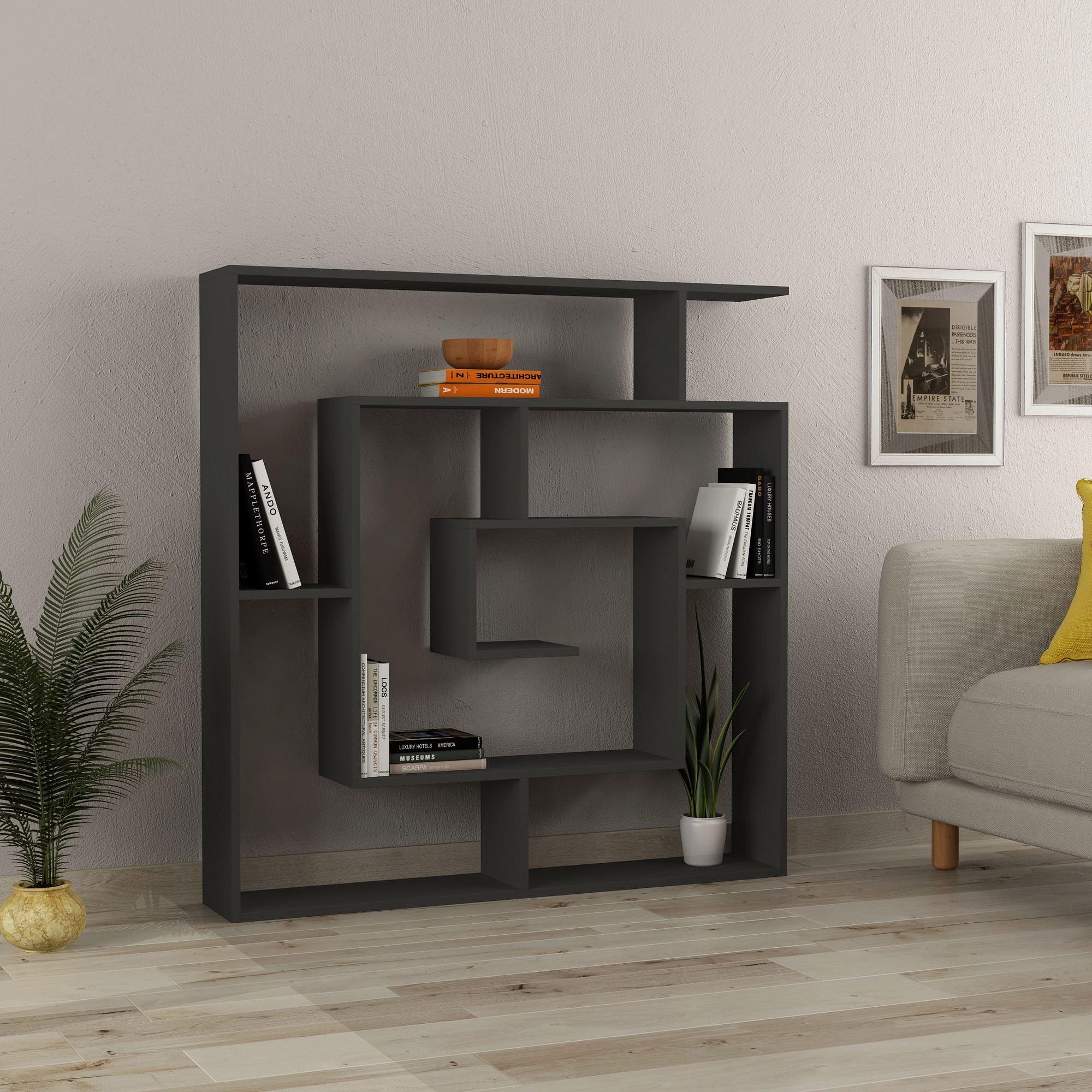 Labirent Shelf Anthracite 1