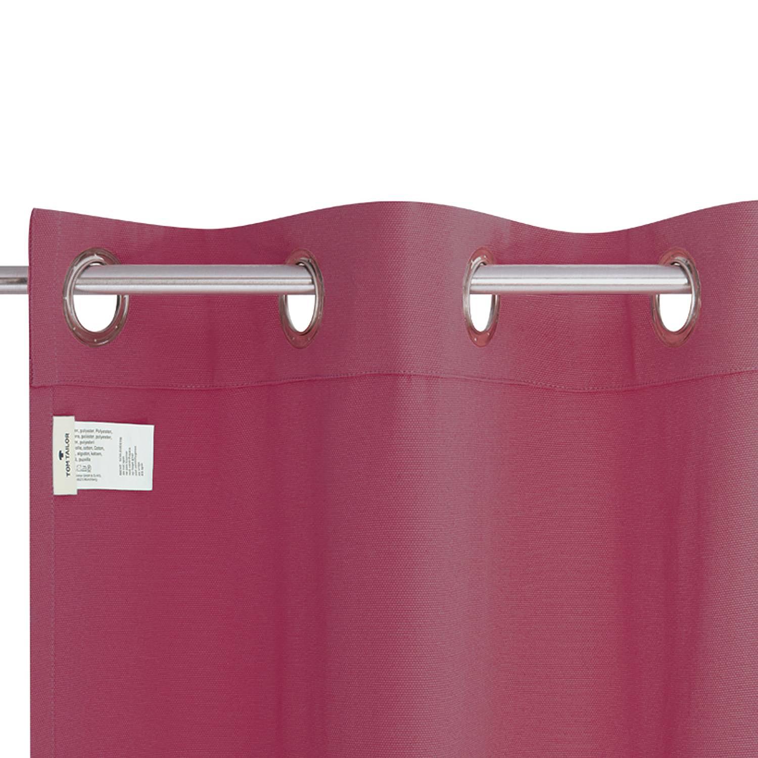 Ösenschal Dove Signature Polyester / Baumwolle Dunkelrot 3