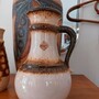 Vintage Vase Keramik Beige 3