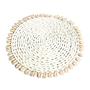 The Seagrass Basket Coaster - White 0