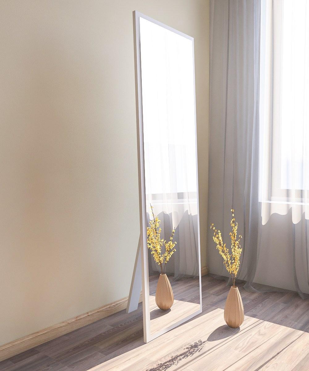 Tessa Standing Mirror White 50cm x 160cm 0