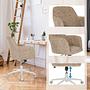 SOLAO HOME Office chair Bouclé Light Brown 2
