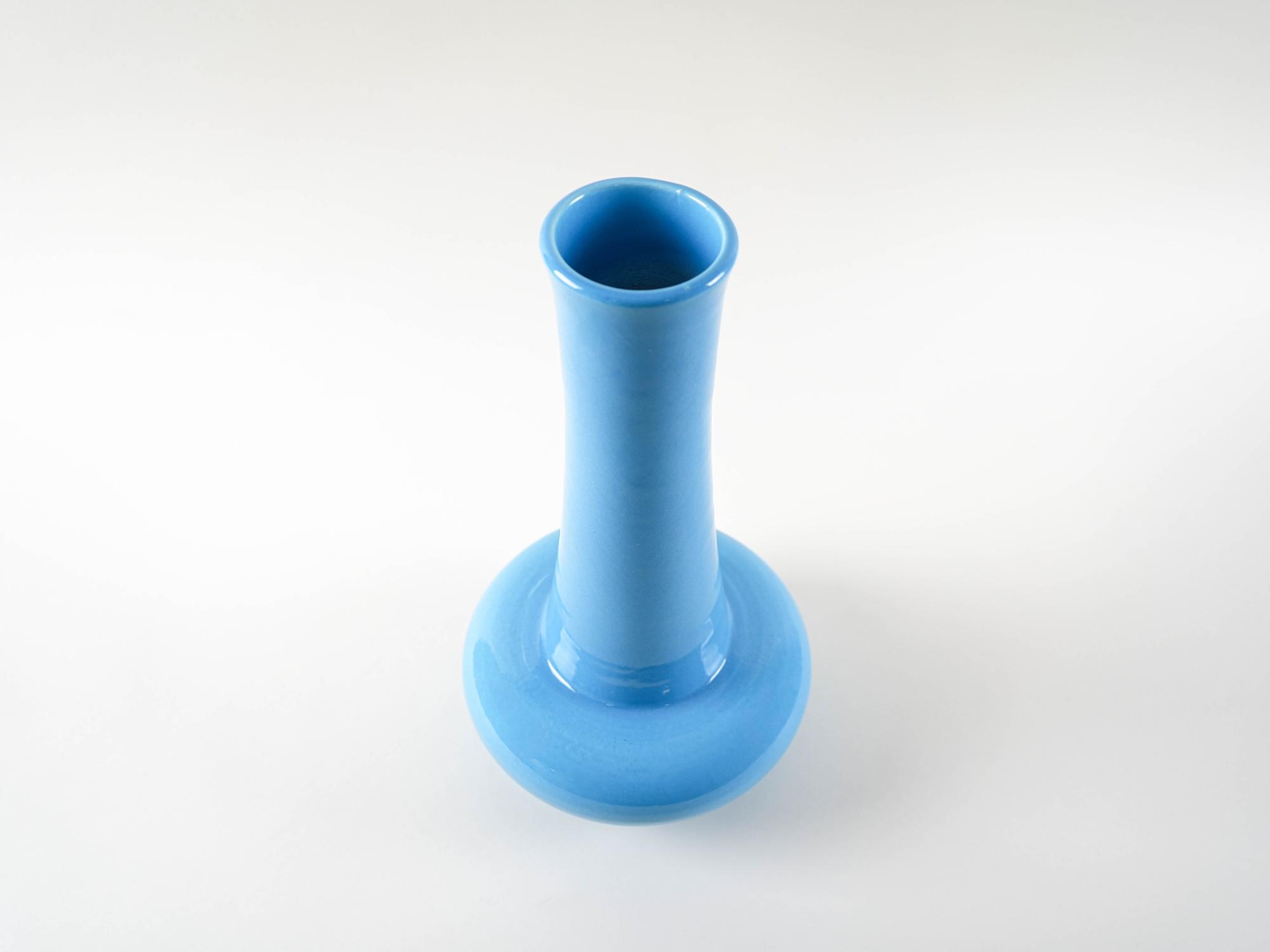 Keramikvase Blau1970er Jahre 3