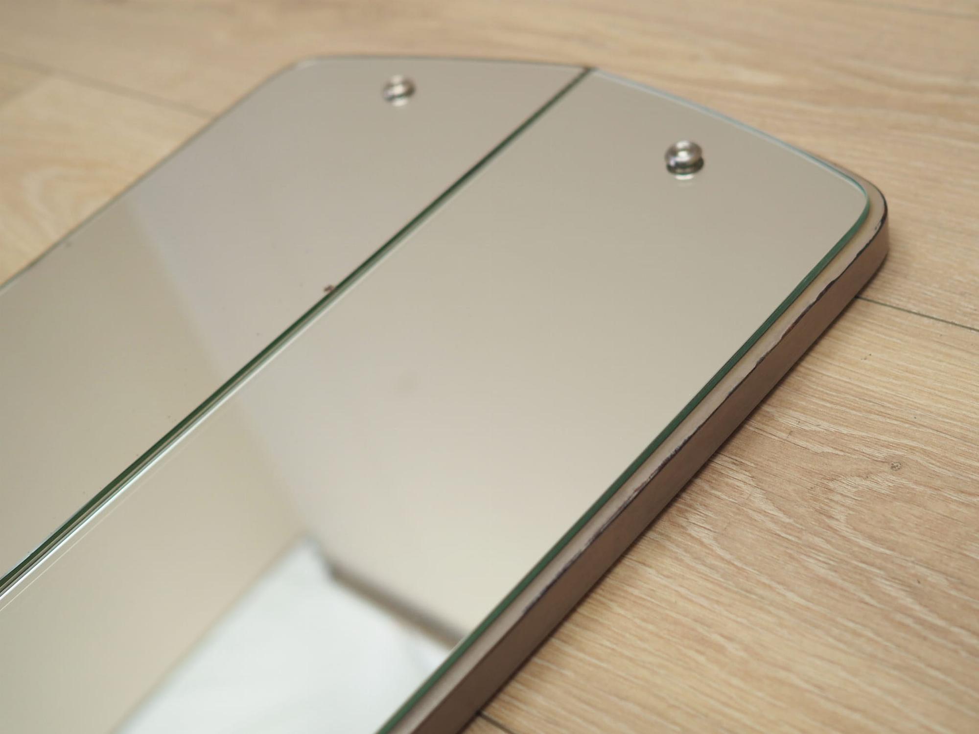 2x Mirror Wood Grey 1960s 11