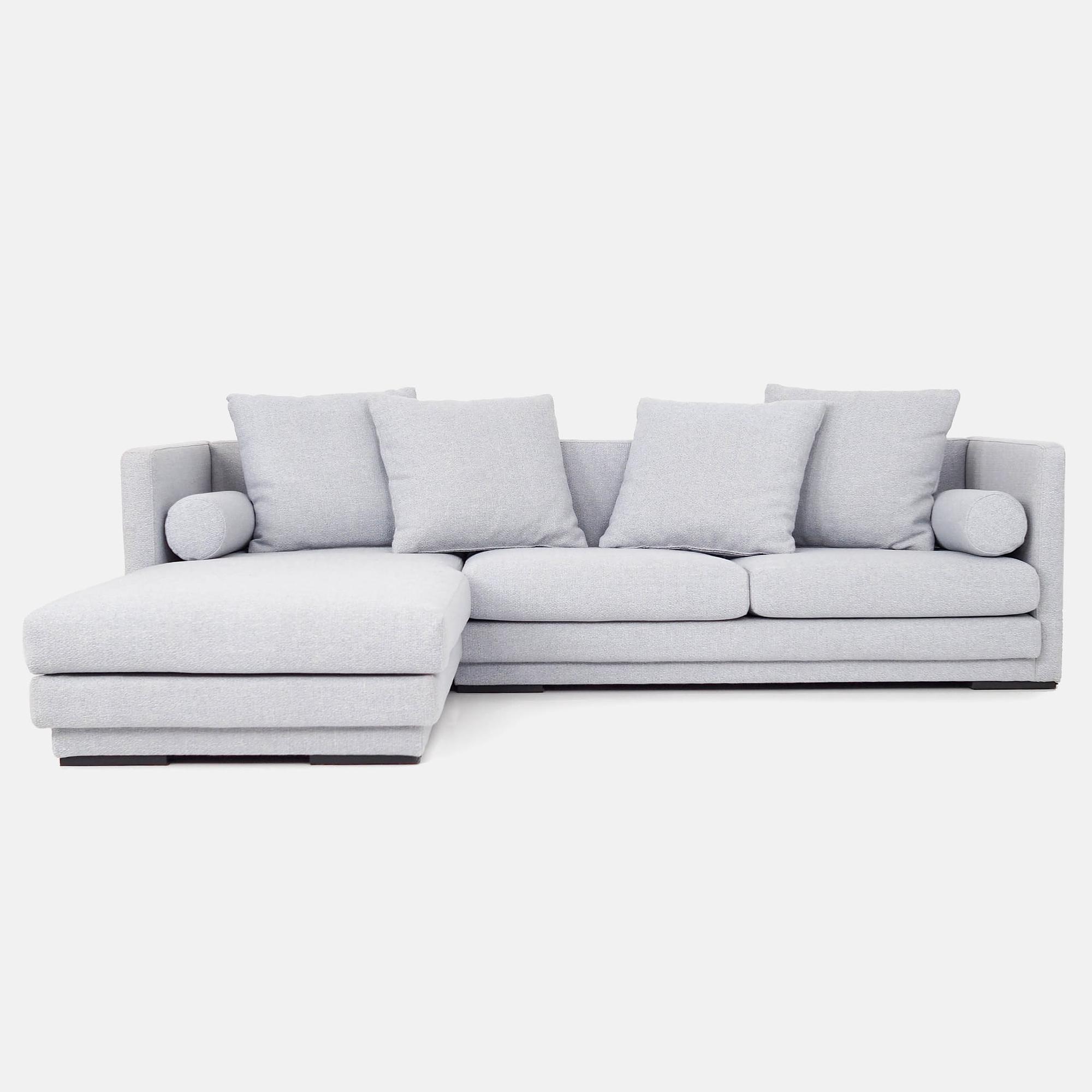 Malmo corner sofa 3-seater dove grey 1