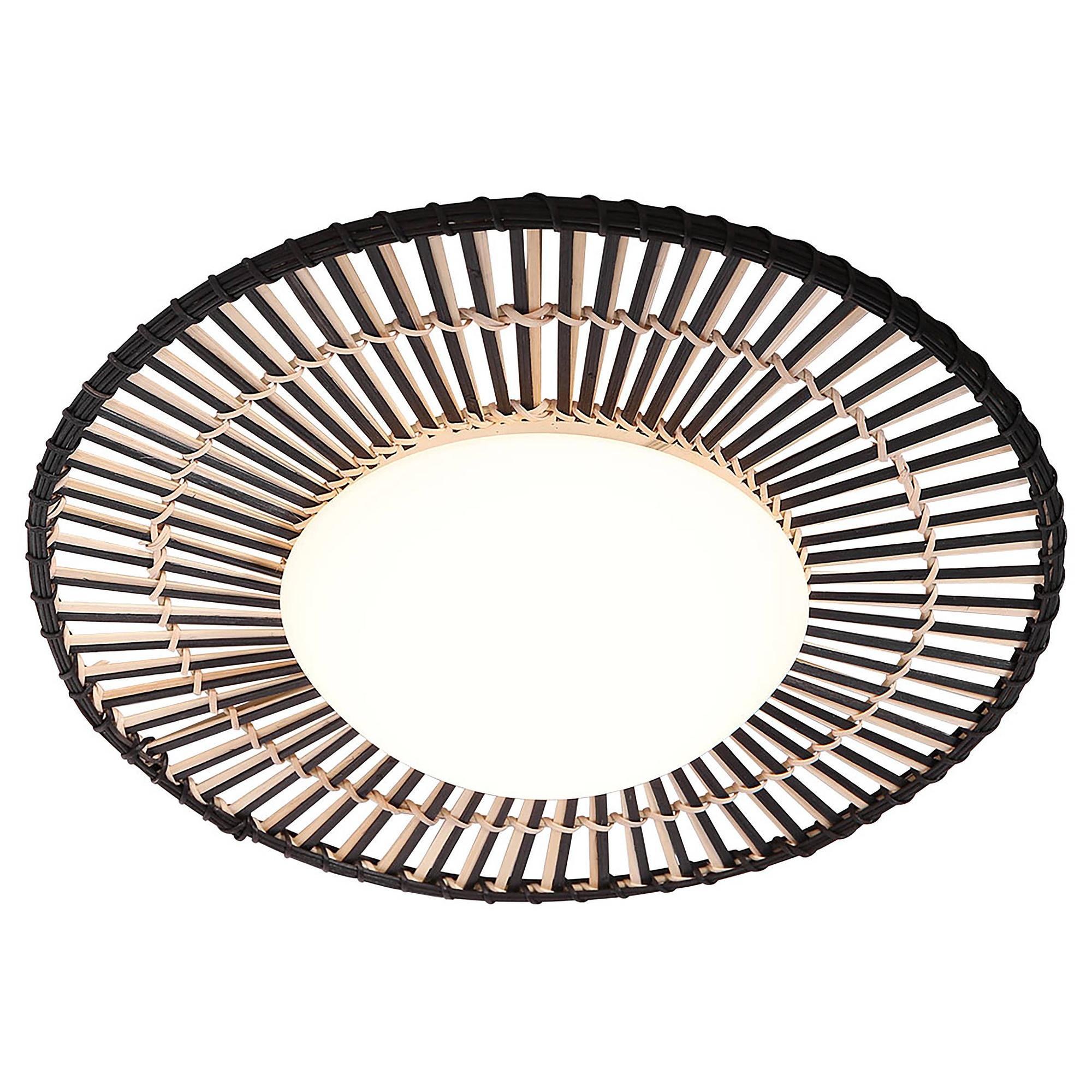 Aura Ceiling Light Acrylic Glass Black 50cm 3