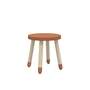 Dots Kinderhocker Eschenholz Blush 0