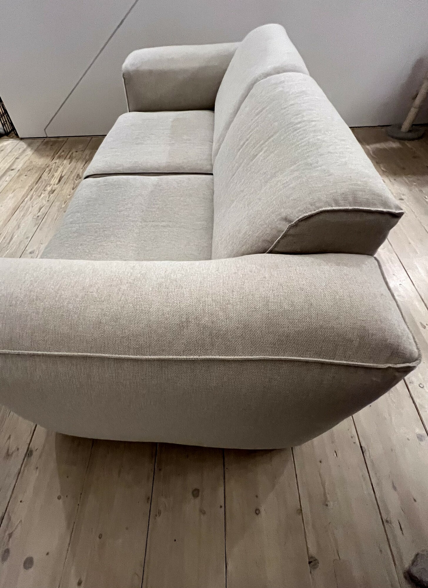 Hudson Sofa 2-Sitzer Textil Beige 3