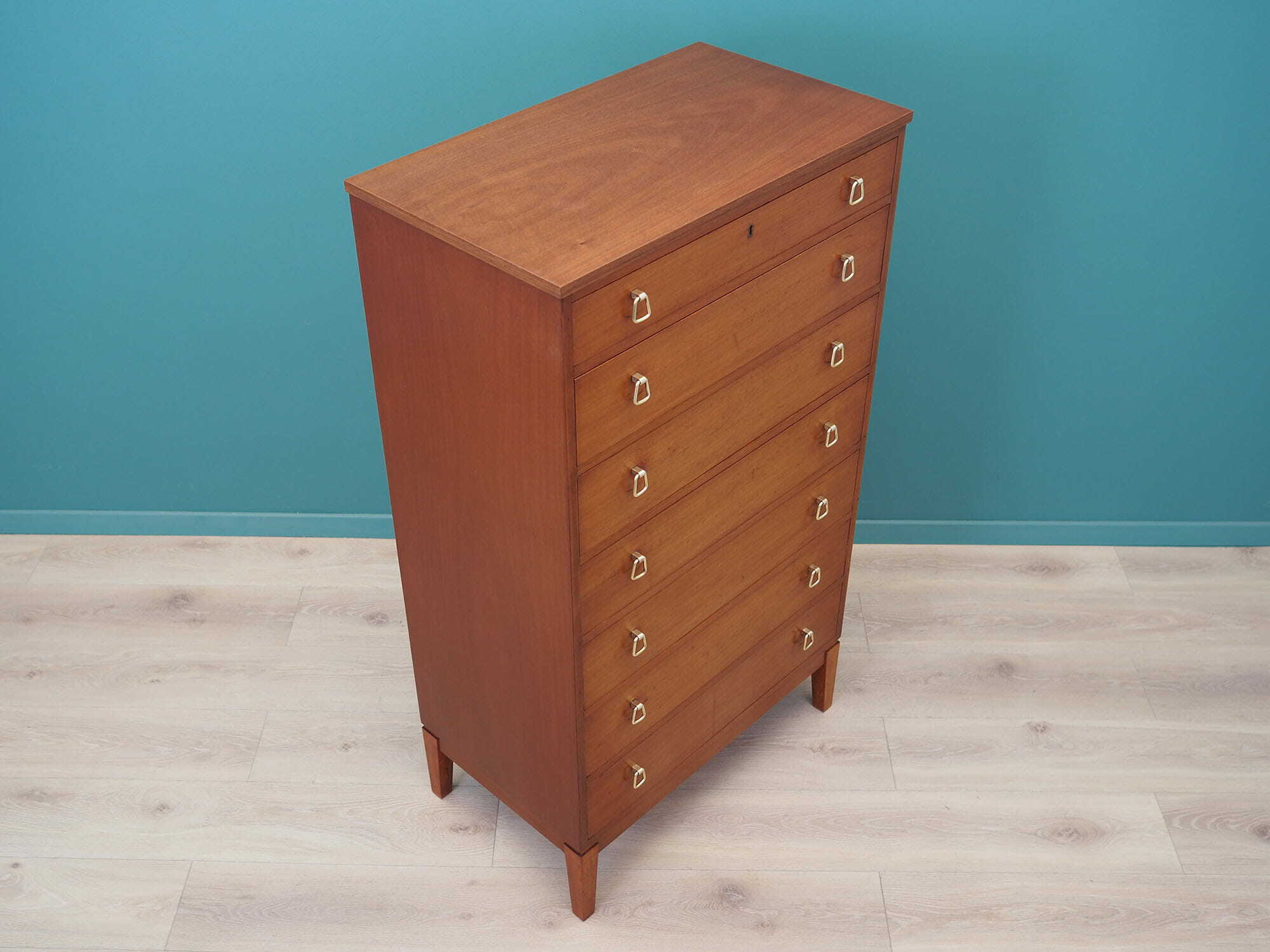 Vintage chest of drawers Mahogany Brown 1970s 5