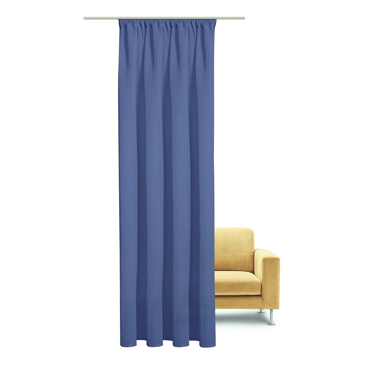 Vorhang Jelka Kunstfaser Jeansblau Jeansblau 3