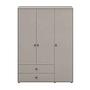 Kleiderschrank Extra Hoch Holz Grau 2