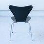 6x Vintage Arne Jacobsen Serie 7 Stuhl Holz Stahl Schwarz 2