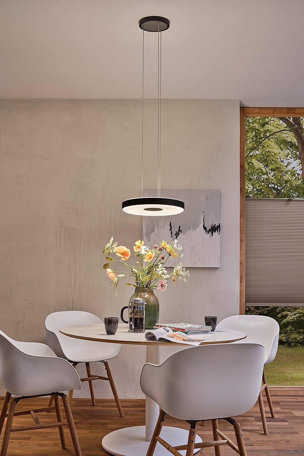 Pendant lamp Puric Pane Wire ZB Round Aluminum 3