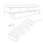 TV-Lowboard Grau 8