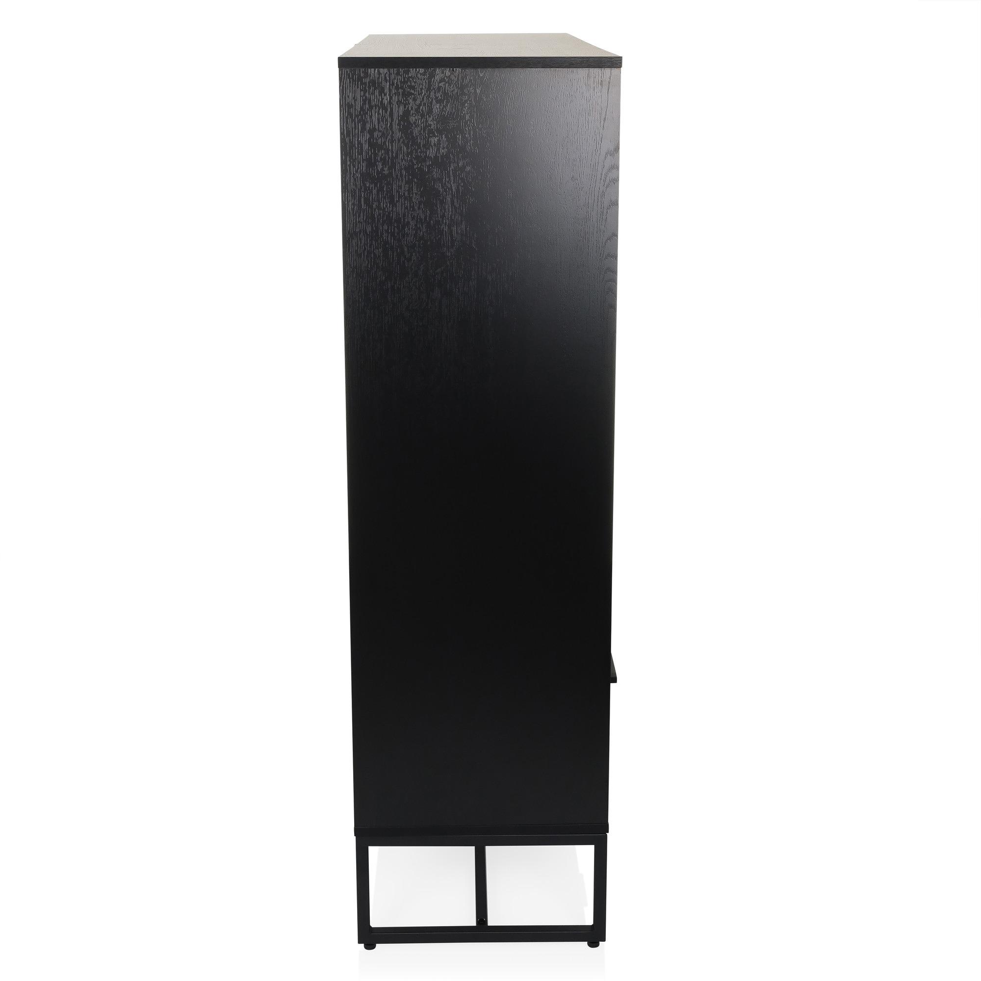 Amio H Cabinet Wood Black 9