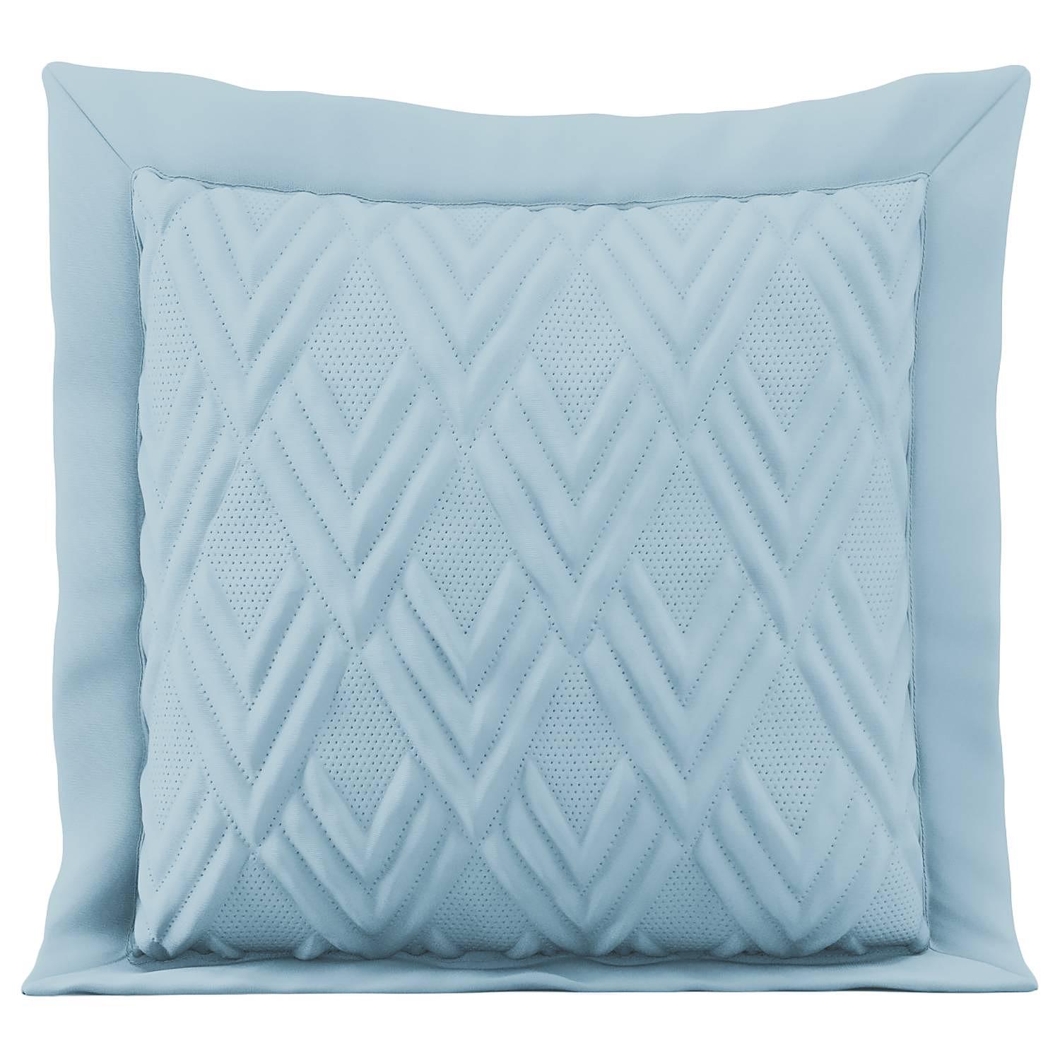 Helia Dekokissen Polyester Babyblau 45 x 45 cm 0