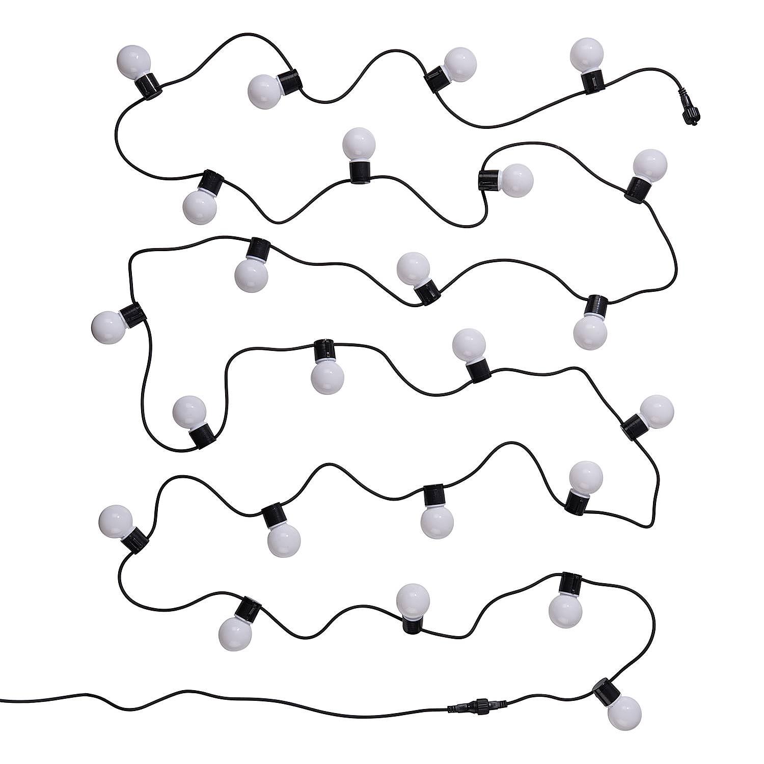 Outdoor-Lichterkette SUNSET Kupfer / Polyester Schwarz 3