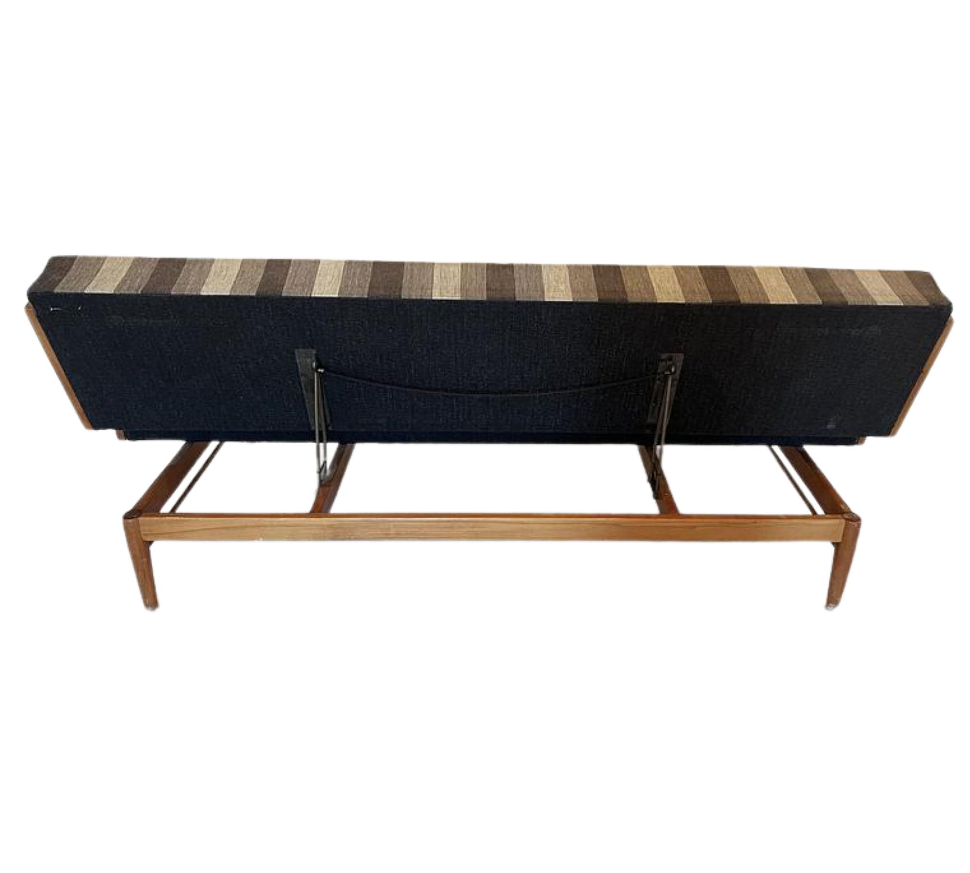 Mid-Century Schlafsofa Baumwolle 1