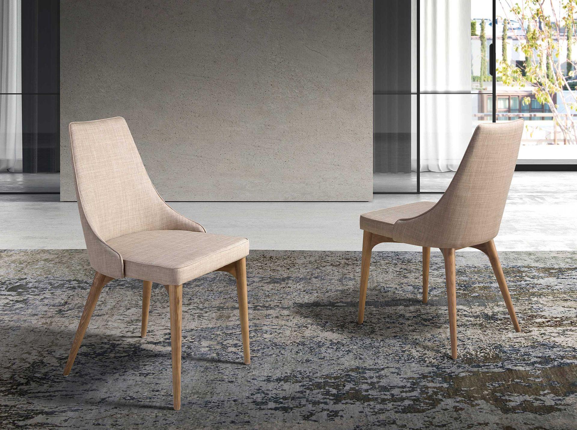 Dining chair wood brown 1