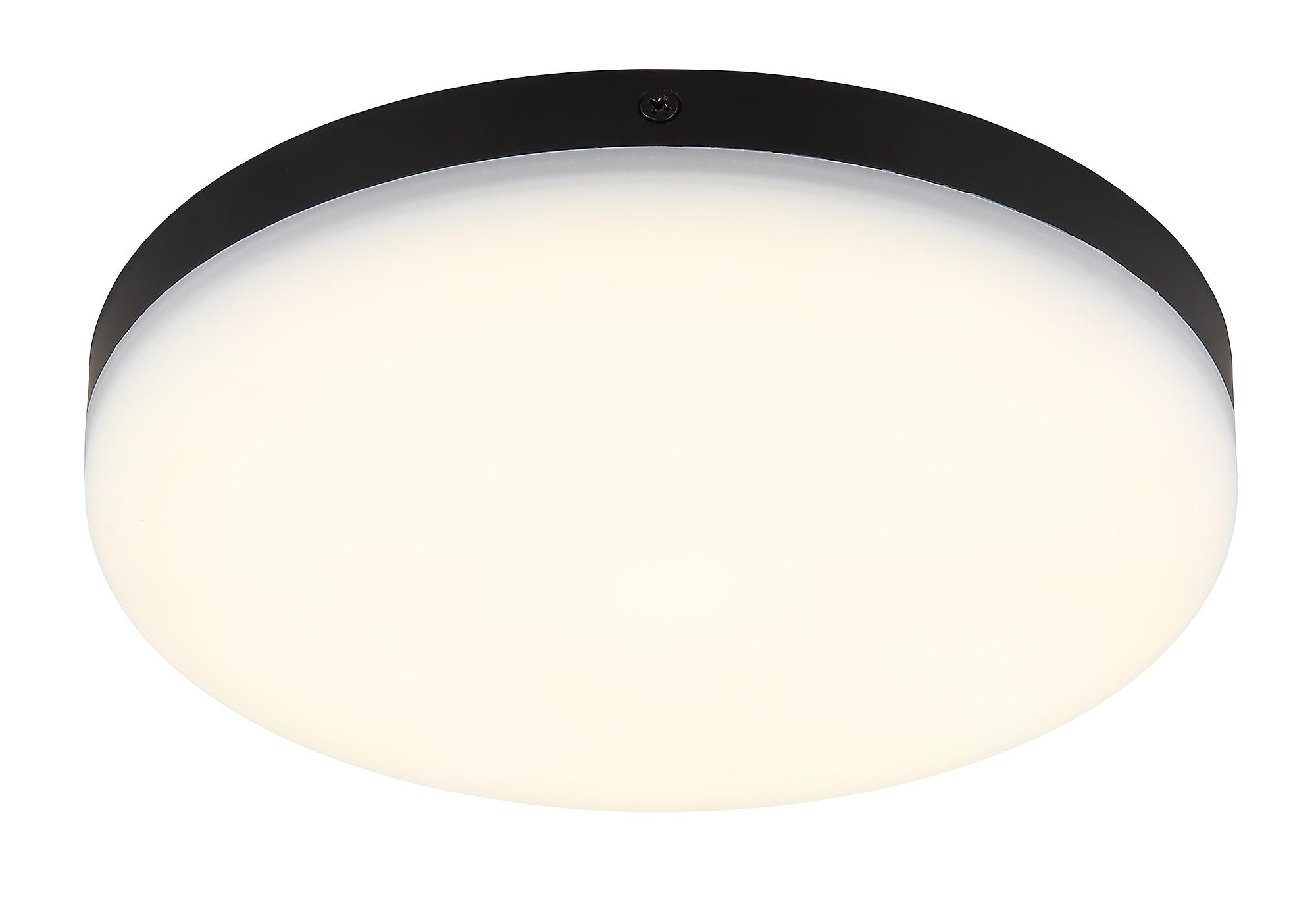 1-Flammig Matthew LED-Deckenleuchte Acrylglas Schwarz ⌀22cm 3