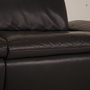 Evento Sofa 2-Sitzer Leder Grau Relaxfunktion 4