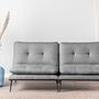 Martin Sofabed Schlafsofa 3-Sitzer Grau 2