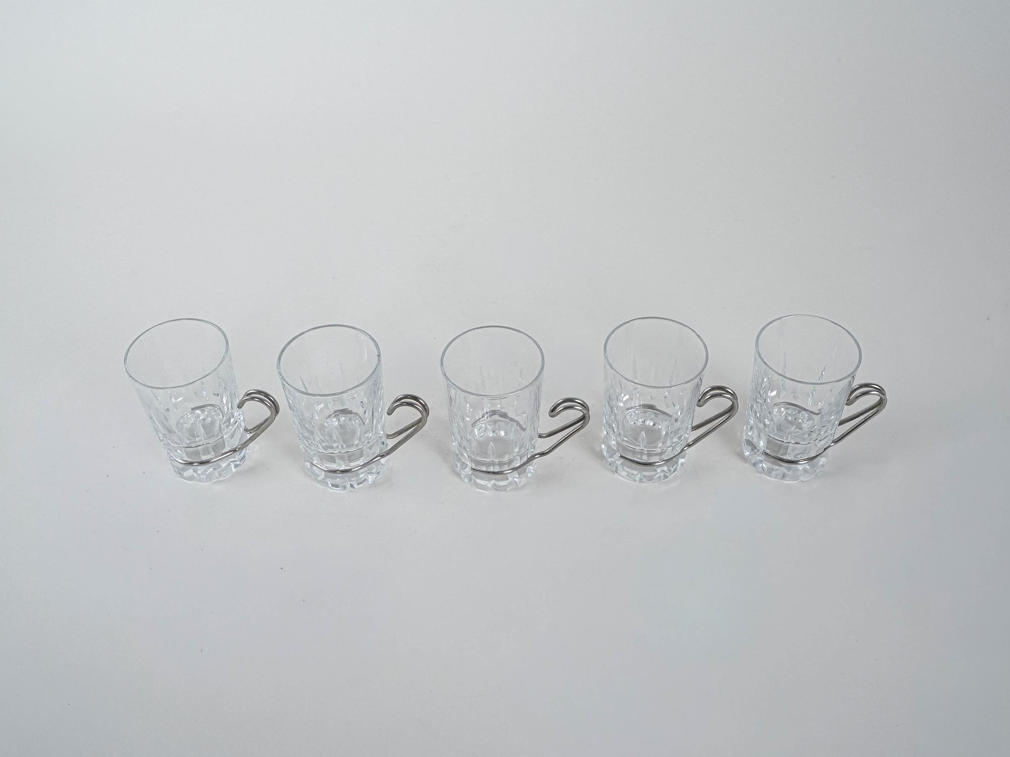 Tea glass set Transparent 1970s 4