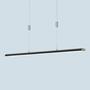 LED-Pendelleuchte Metall Schwarz 0