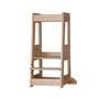 Hocker Lernturm Massivholz Buche Natur  0
