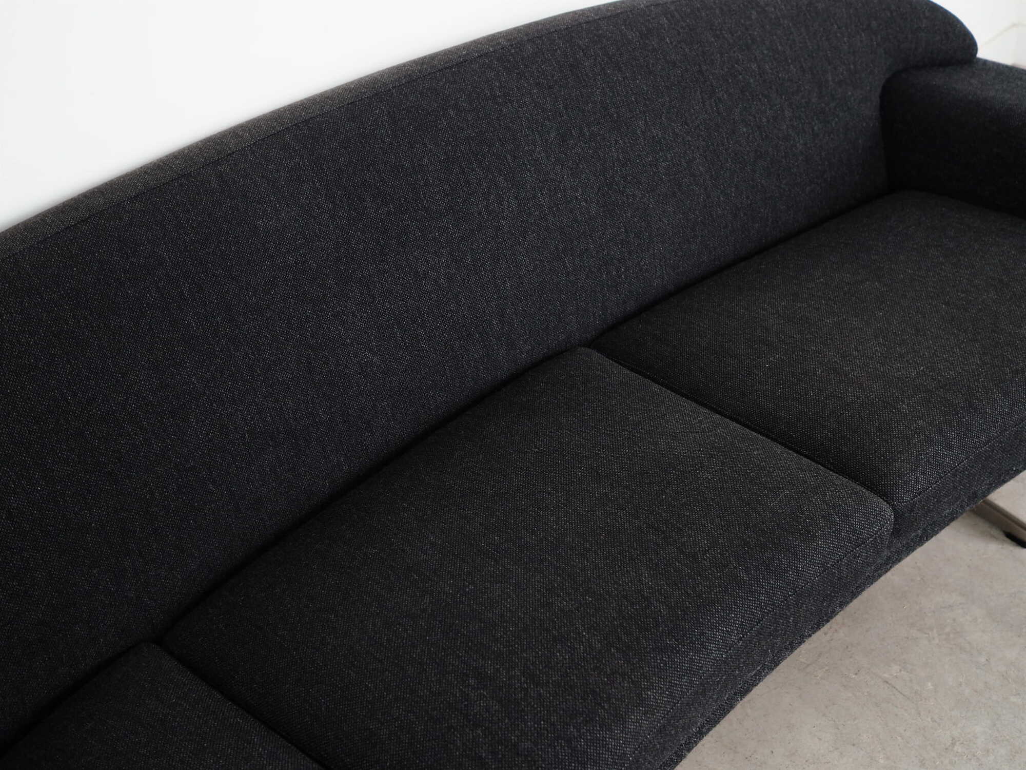 Capri Sofa Textil Graphit 1960er Jahre 7