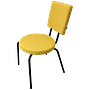 2/1 Dining chair yellow 0