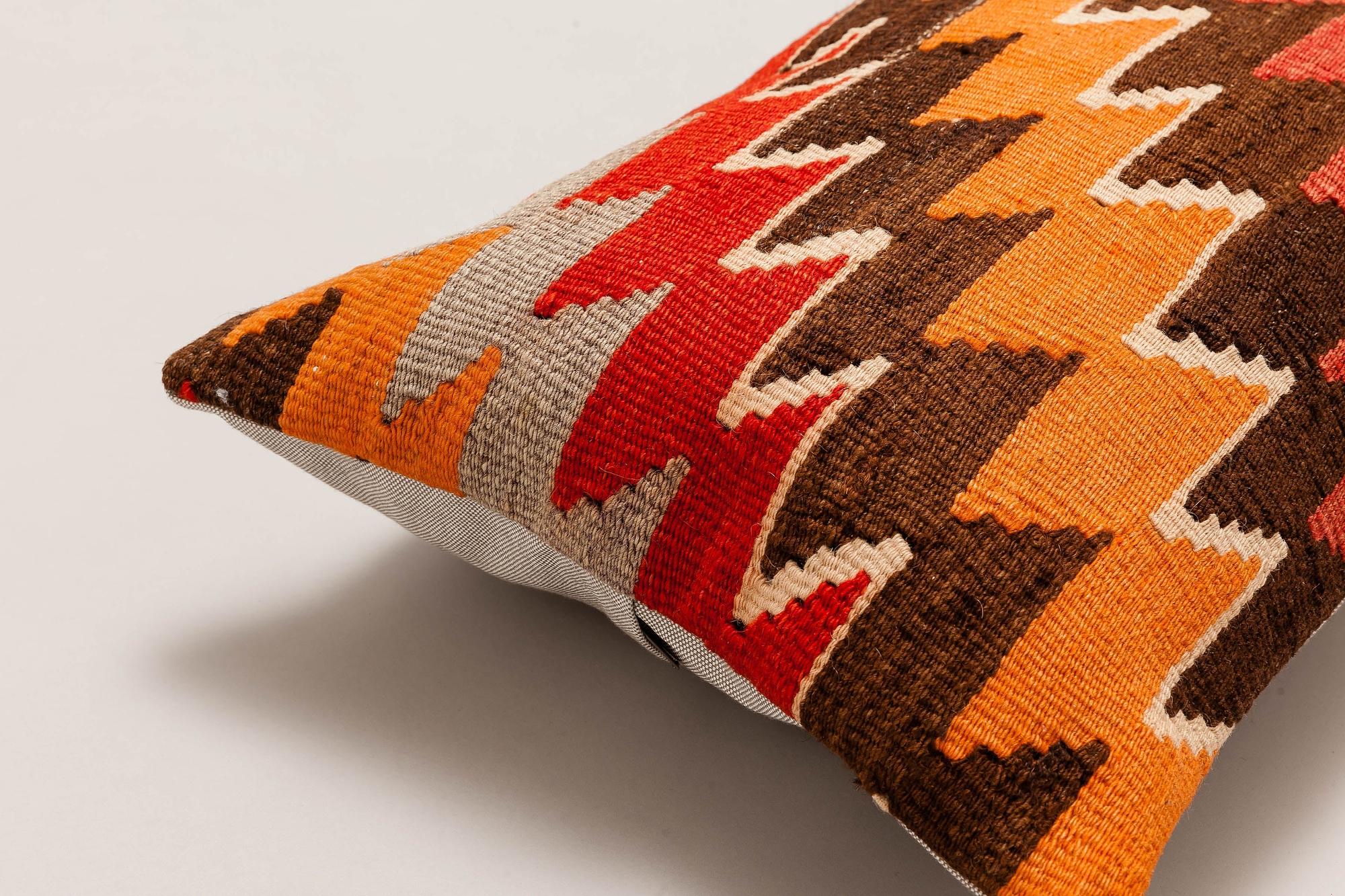 Gonca Kilim Kissen Wolle 1