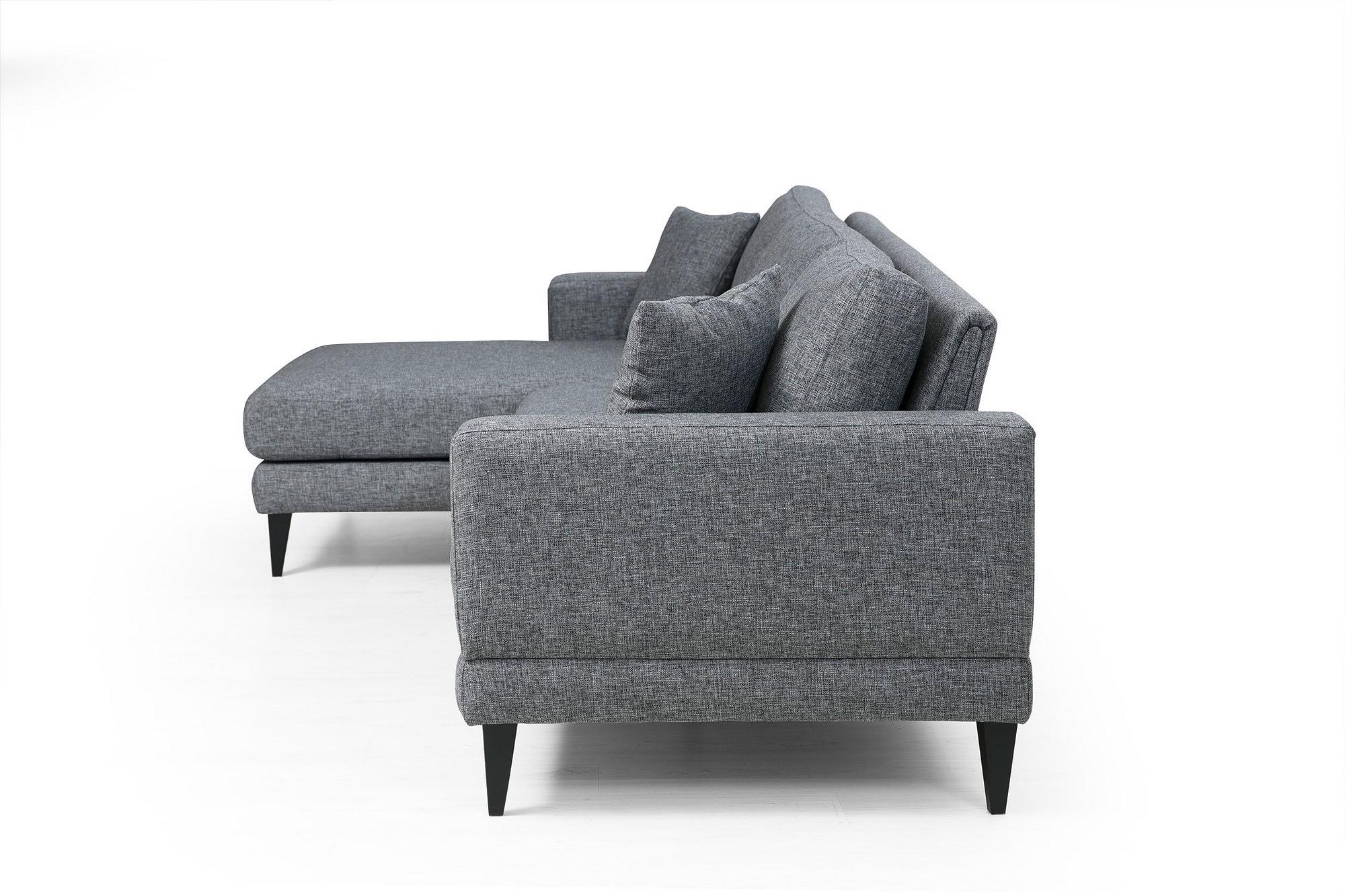 Nordic Ecksofa Links Grau 7