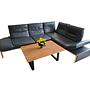 Ecksofa Leder Anthrazit 5