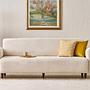 Noya Sofa 3-Sitzer Chenille Creme 0